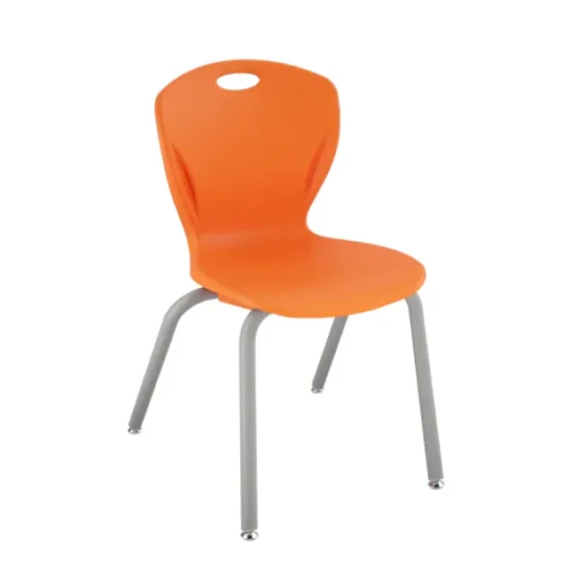 Silla escolar apilable de polipropileno
