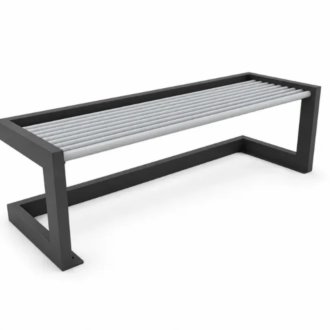 Banca metálica para patios