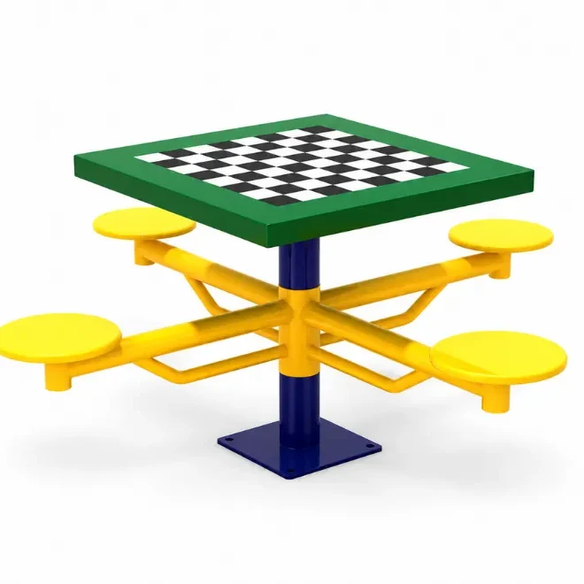 Mesa de ajedrez para exteriores